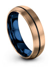 Wedding Rings Sets for Him and Boyfriend in 18K Rose Gold