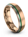 Tungsten Wedding Rings for Womans 18K Rose Gold Fancy Wedding Bands 18K Rose - Charming Jewelers