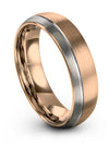 Tungsten Ring for Guy Promise Ring Engagement Rings for Woman Tungsten 18K Rose - Charming Jewelers