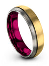 Weddings Ring Sets for Him and Boyfriend Tungsten Polished Rings for Guy - Charming Jewelers
