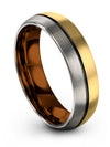 Unique Male Wedding Band Tungsten Bands Brushed Promise Band Unique Promise - Charming Jewelers