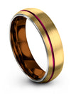 Mother&#39;s Day Husband Common Tungsten Band Matching Couple Band Set Engagement - Charming Jewelers