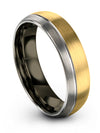 Female 6mm Promise Rings Tungsten Bands for Her Promise Rings Set Gift - Charming Jewelers