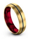 Modern Wedding Bands for Men&#39;s Tungsten Carbide Big 18K Yellow Gold Ring - Charming Jewelers