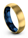 Wedding Band for Me Tungsten Wedding Ring for Male Engagement Womans 18K Yellow - Charming Jewelers