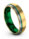 Wedding Ring for Woman&#39;s and Mens Tungsten Men&#39;s Wedding Rings 18K Yellow Gold - Charming Jewelers