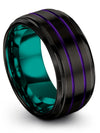Wedding and Engagement Band for Guys Tungsten Rings Brushed Handmade Rings - Charming Jewelers