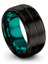 Wedding and Engagement Band for Guys Tungsten Rings Brushed Handmade Rings - Charming Jewelers