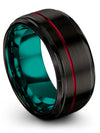 Jewelry Rings Wedding Men&#39;s Tungsten Rings Black Promise Ring Set for Couples - Charming Jewelers