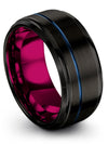 Wedding Anniversary Bands for Female Tungsten Bands Black