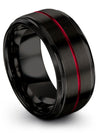 Wedding Bands Sets for Fiance and Fiance Tungsten Woman&#39;s Rings Black and Black - Charming Jewelers