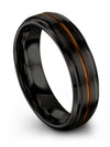 Wedding Band Husband and Girlfriend Black Brushed Black Tungsten Ring for Woman - Charming Jewelers