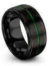 Ladies Wedding Ring Matte Tungsten Engagement Female Ring Fiance and Girlfriend - Charming Jewelers