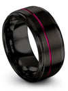 Wife Promise Ring Sets Tungsten Wedding Ring Sets Simple Engagement Male Bands - Charming Jewelers