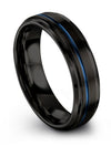 Black Band for Male Wedding Man Black Wedding Ring Tungsten Carbide Cute Simple - Charming Jewelers