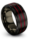Small Wedding Band Tungsten Rings Him and Her Couples Aunt Bands Unique Gift - Charming Jewelers