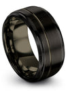 Matching Promise Ring for Mens and Mens Engagement Ladies Band for Guy Tungsten - Charming Jewelers