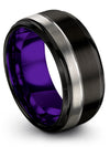 Engagement Wedding Band Set Tungsten Bands for Woman Engraved Customized - Charming Jewelers