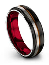 Wedding Anniversary Perfect Tungsten Bands Woman&#39;s Band Set Engagement Black - Charming Jewelers