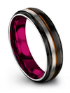 Tungsten Promise Band Set for Fiance and Wife Tungsten Bands Wedding Bands - Charming Jewelers