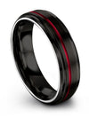 Wedding Bands Sets Him and Husband Tungsten 6mm Ring Engagement Ring Guys - Charming Jewelers
