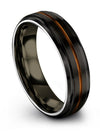 Matching Wedding Band Engraved Ring Tungsten Black Guy Jewelry Present Ideas - Charming Jewelers