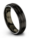 Groove Promise Rings Tungsten Carbide Mens Band Man Rings Personalized Best - Charming Jewelers