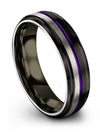 Engagement Promise Rings Tungsten Ring Brushed Black Couple Rings Engagement - Charming Jewelers