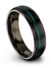 Guy Promise Rings Black Tungsten Girlfriend and His
