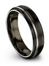 Groove Wedding Band Tungsten Rings for Womans Personalized Promise Band - Charming Jewelers