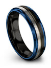 Mens Jewelry Sets Tungsten Carbide Band Brushed Minimalistic Promise Band Best - Charming Jewelers