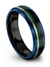 Tungsten Carbide Female Anniversary Ring Tungsten Band for Male Taoism - Charming Jewelers