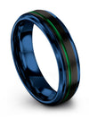 Carbide Lady Anniversary Band Tungsten Female Wedding Ring Man Small Bands - Charming Jewelers