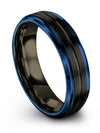 6mm 10 Year Wedding Bands for Woman Man Tungsten Ring