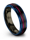 Black Jewelry Sets for Man Tungsten Polished Bands for Man Solid Black Jewelry - Charming Jewelers