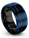 Plain Promise Band for Husband and Her Guy Wedding Band