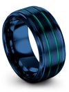 Tungsten Wedding Band Men Personalized Tungsten Bands Promise Bands Set - Charming Jewelers