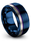 Wedding Bands Him and Girlfriend Guy Engraved Tungsten Ring Girlfriend and Wife - Charming Jewelers