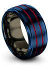 Unique Promise Bands Couple Tungsten Bands Ring for Guys