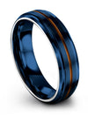 Promise Ring for Woman Blue Woman Tungsten Blue Ring Promise Ring Set - Charming Jewelers
