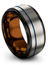 Love Wedding Rings Tungsten Carbide Wedding Rings Bands 10mm Grey Rings Man - Charming Jewelers