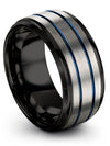 Band for Wedding Tungsten Wedding Bands Ring Mens Minimalistic Rings Thank You - Charming Jewelers
