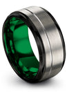 Tungsten Anniversary Ring Set for Girlfriend and Fiance Carbide Tungsten Bands - Charming Jewelers