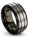 Matching Wedding Band for Female and Womans Personalized Tungsten Ring Couple - Charming Jewelers