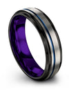 Wedding Band for Female Minimalist Tungsten Uncle Rings Cute Him and Husband - Charming Jewelers