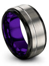 Anniversary Ring Sets for Male Tungsten Bands Husband and Him Tungsten Carbide - Charming Jewelers