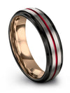Wedding Bands Sets Womans Tungsten Band for Woman Grooved Woman&#39;s Grey Promise - Charming Jewelers