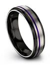 Grey Matte Wedding Band Guy Grey Tungsten Carbide Engagement Guy Bands Grey - Charming Jewelers