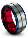 Tungsten Carbide Anniversary Ring for Female Tungsten Men Wedding Band - Charming Jewelers