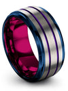 Wedding Bands Couples Mens Tungsten Wedding Wife Promise Rings Judaism Ring - Charming Jewelers
